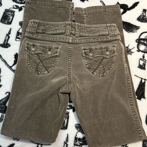 POINT ZERO women's Y2K straight leg pants with cute pockets. size US 2.